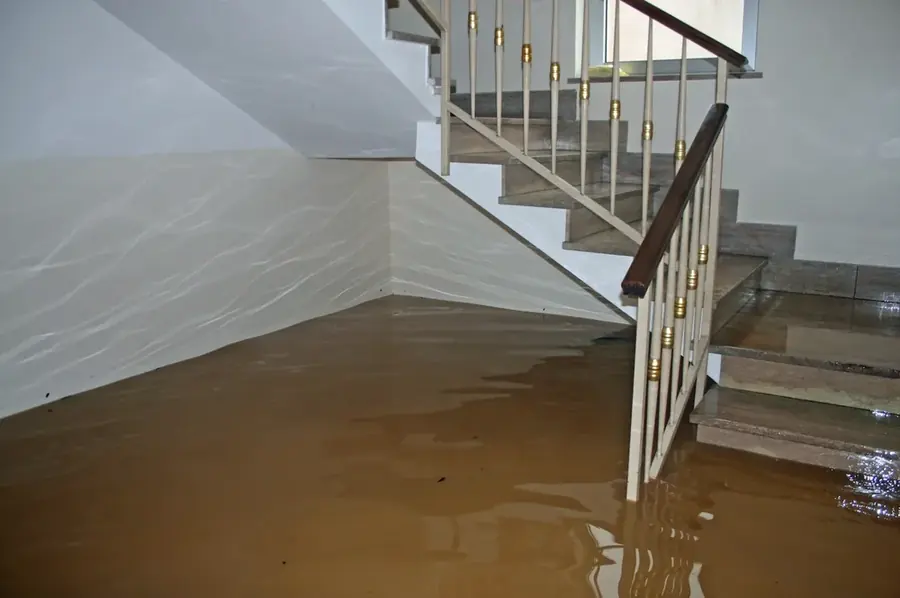 Platinum Water Restoration crew drying a flooded Tustin, CA home