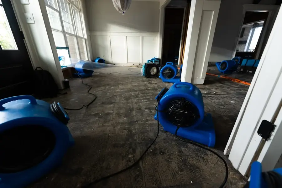 A leaking appliance supply line in a Tustin, CA home