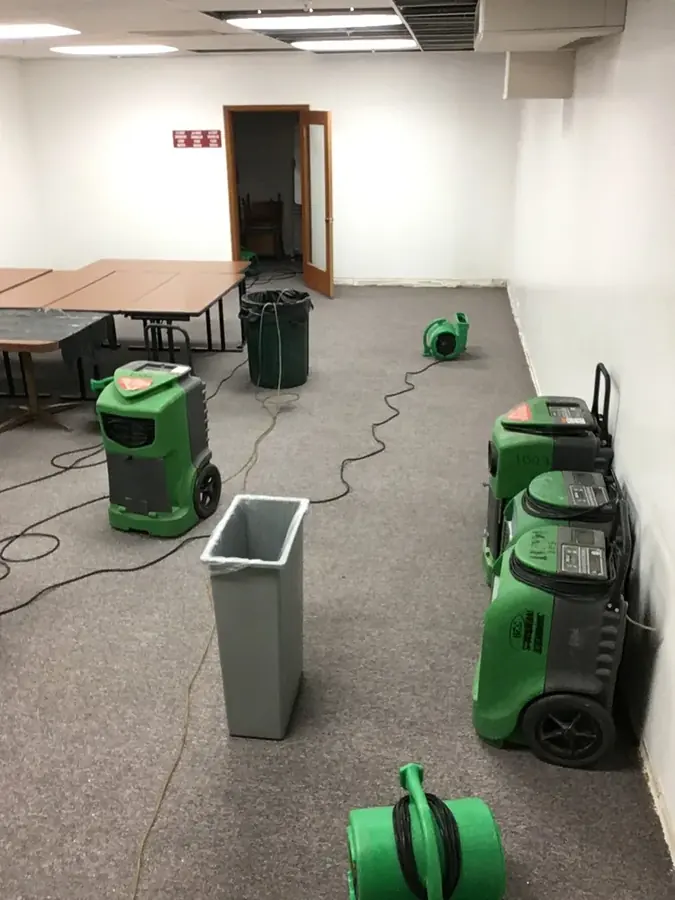 Water damage restoration work in Tustin, CA